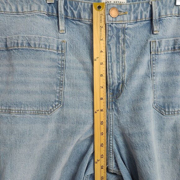 Lane Bryant Wide Leg Jeans Women's Size 22L Light Blue Signature Fit Talls - Picture 4 of 9